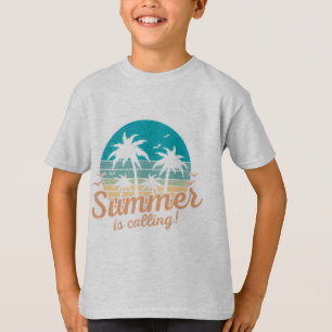Camiseta de Verão para Crianças Leve e Fresca