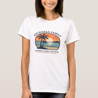 Camiseta de Verão para Família