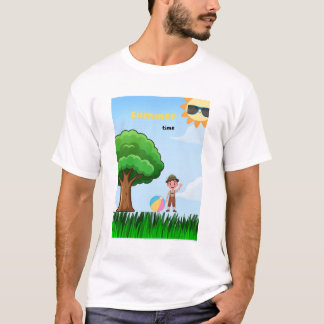 Camiseta de verão para homens