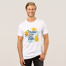 Camiseta de Verão para Praia – Relaxando sob o Sol