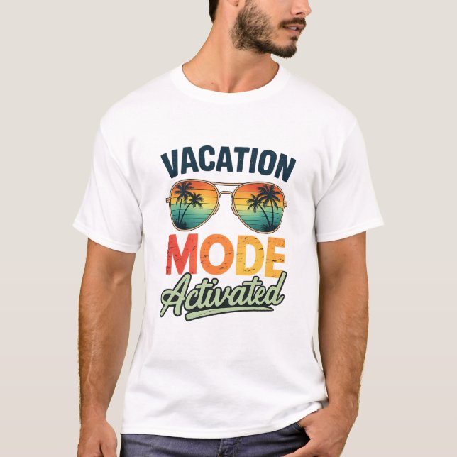 Camiseta de Verão Tropical (Frente)