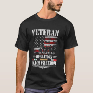 Camiseta de Veterano do Iraque Operação de Guerra