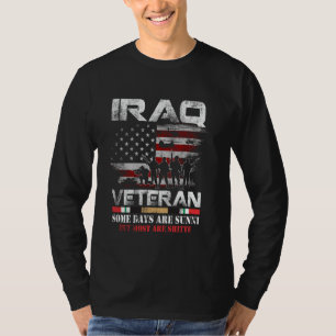 Camiseta de Veterano do Iraque Serviço de Guerra d