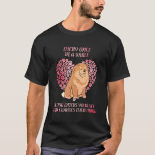 Camiseta De vez em quando Chow Chow entra na sua vida Cacho