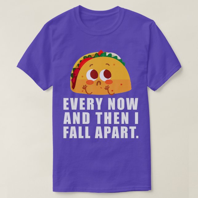 Camiseta De Vez Em Quando Eu Caio Taco  (Frente do Design)