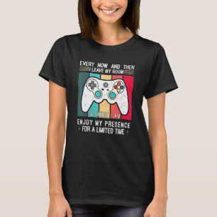 Camiseta De Vez Em Quando Eu Deixo Meu Quarto Jogando Jogad