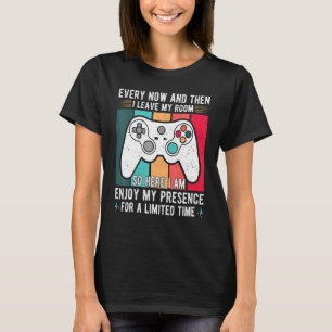 Camiseta de vez em quando eu deixo meu quarto jogos 4