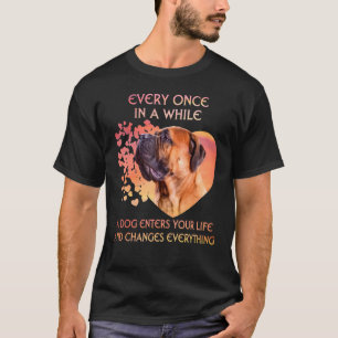 Camiseta De Vez Em Quando Um Bullmastiff Encontra Você No L