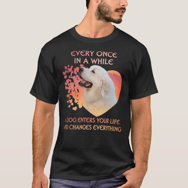 Camiseta De Vez Em Quando Um Cachorro Entra No Seu Excelent (Frente)