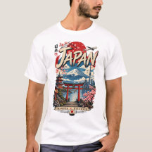 Camiseta de Viagem ao Japão | Monte Fuji Vintage J