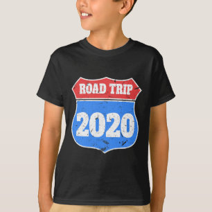 Camiseta de Viagem Camiseta Sinal de Estrada Antig