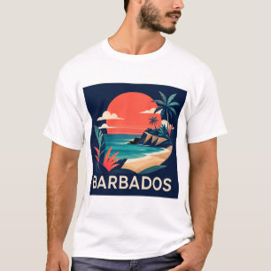 Camiseta de viagem com arte geométrica moderna de 