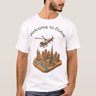 Camiseta de Viagem com Desenho Titled : Bem-vindo 