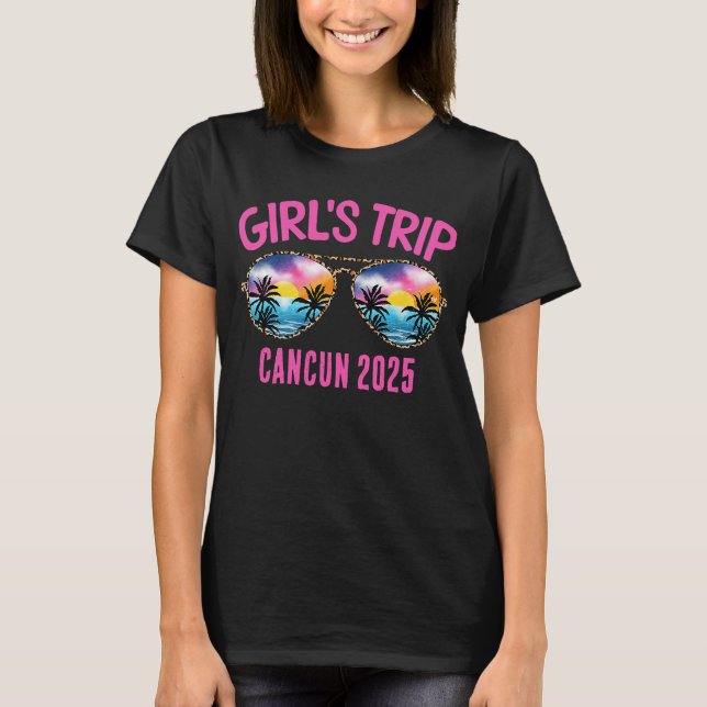 Camiseta de viagem da garota (Frente)