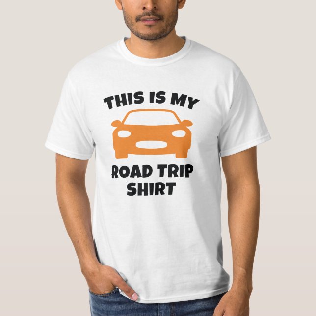 Camiseta de Viagem de Carro (Frente)