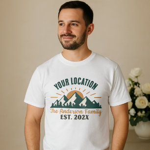 Camiseta de Viagem em Família para Yellowstone   t