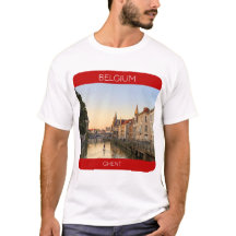 Camiseta de Viagem Gante, Bélgica