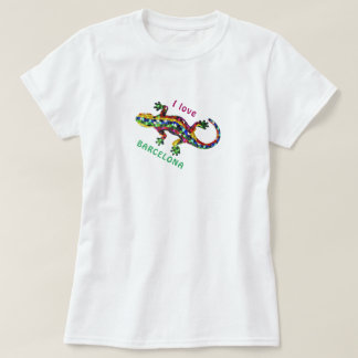 Camiseta de Viagem I - Amo Barcelona Presente de T