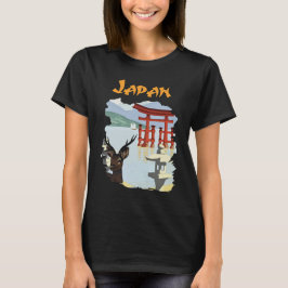 Camiseta de Viagem Japão Portão Torii Montanha