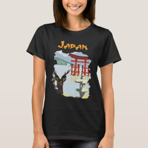 Camiseta de Viagem Japão Portão Torii Montanha