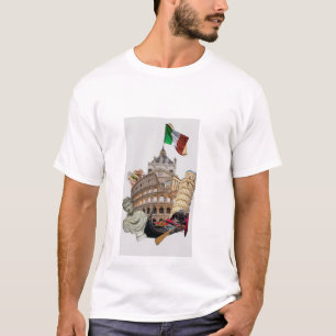Camiseta de Viagem pela Itália Roma Veneza Marca