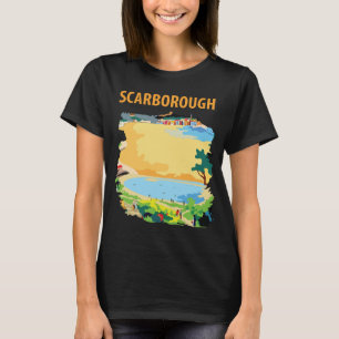 Camiseta de Viagem Retro da Costa Britânica de Sca