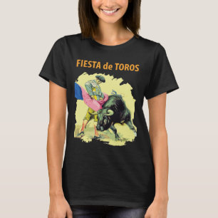 Camiseta de Viagem Retro Fiesta de Toros Espanha