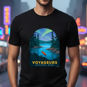 Camiseta de Viagem Vintage do Parque Nacional Voya