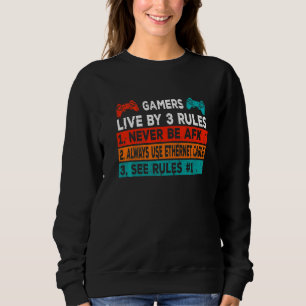 Camiseta de videogames para meninos, gamers vivem