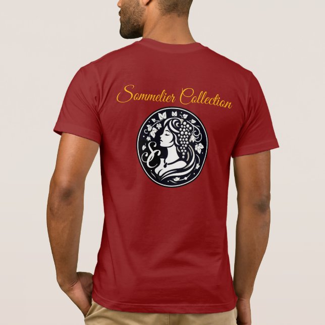 Camiseta de Vinho Coleção Sommelier (Verso)