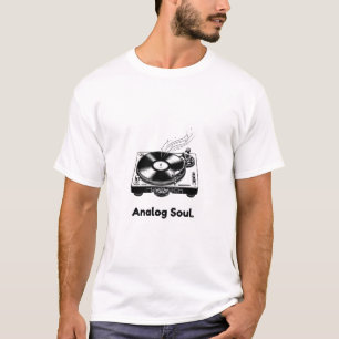 Camiseta de Vinil Analog Soul Tocador Minimalist