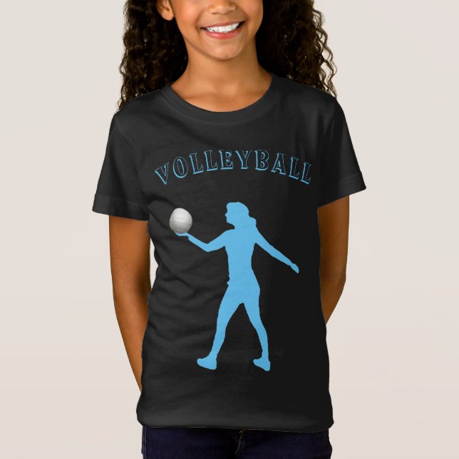 Camiseta de Voleibol feminino com nome (Frente)