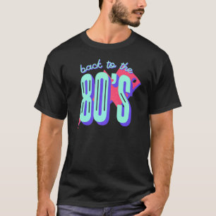 Camiseta De Volta À anos 80 Que Eu Amo A anos 80