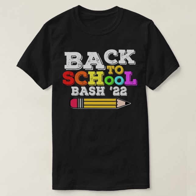 Camiseta De Volta À Bacia Escolar 2022 Professora Aluno (Frente do Design)