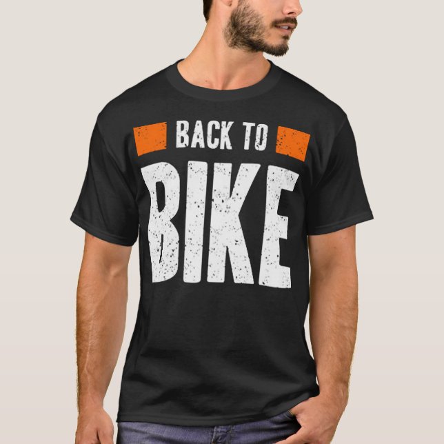 Camiseta De volta à bicicleta (Frente)