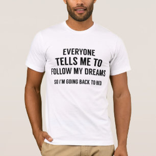 Camiseta De Volta à Cama