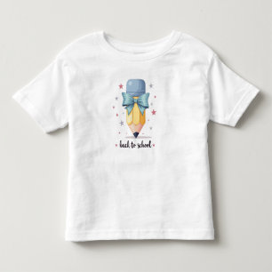 Camiseta de volta à Camisa do Colégio, jardim de i