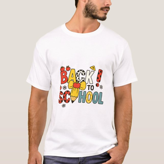 Camiseta De volta à Celebração Escolar (Frente)