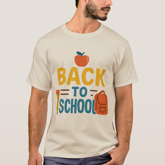 Camiseta De volta à Celebração Escolar (Frente)