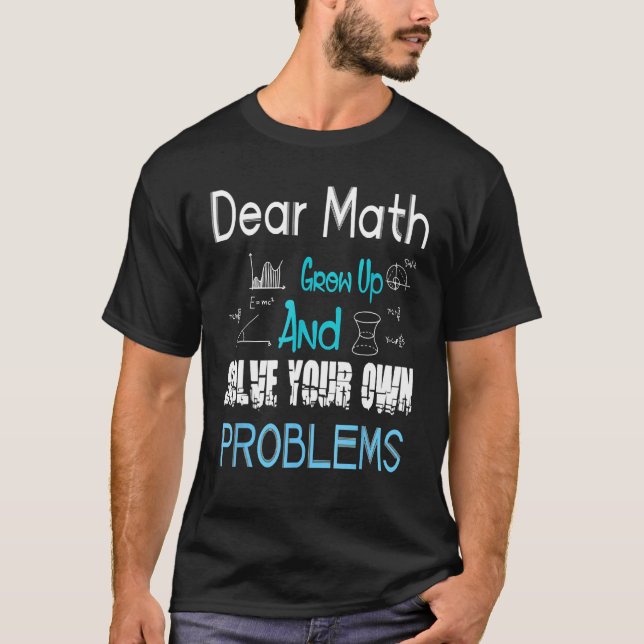 Camiseta De Volta À Citação De Matemática Para Meninas Adol (Frente)