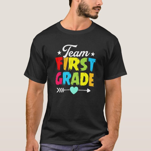 Camiseta De Volta À Equipe Da Primeira Série Professora Fog (Frente)