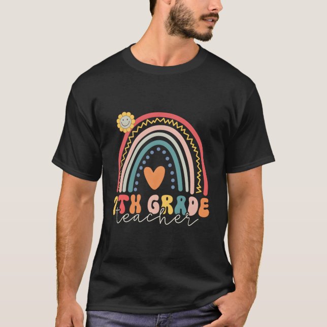 Camiseta De Volta À Equipe Do 7 Do 7º Grau Da Escola (Frente)