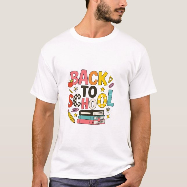 Camiseta de volta à escola (Frente)