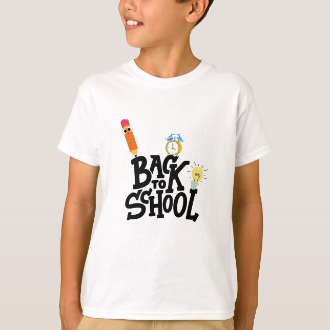 Camiseta de volta à escola (Frente)