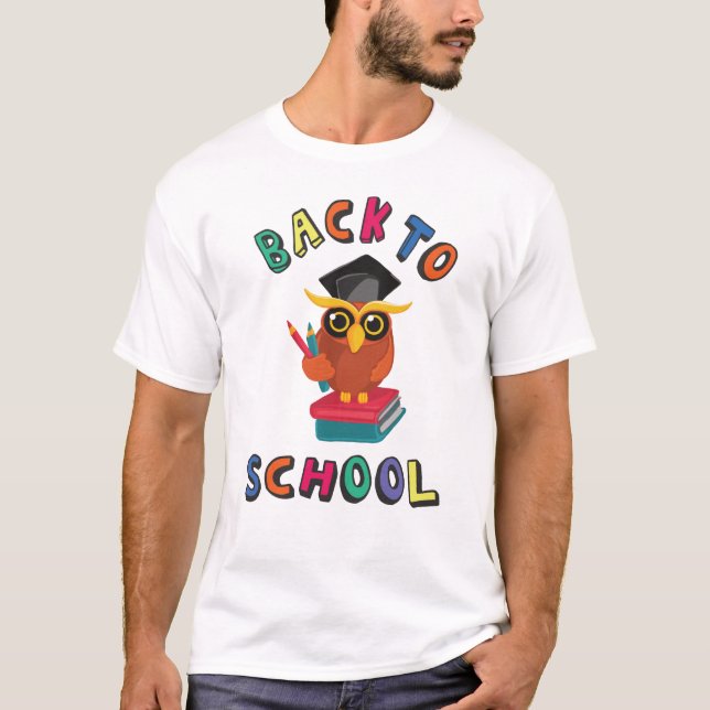 Camiseta De volta à escola (Frente)