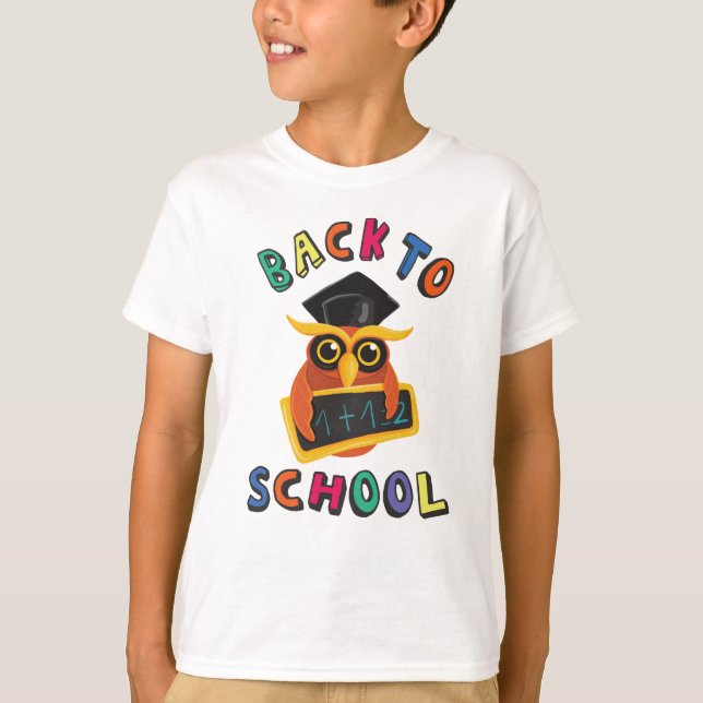 Camiseta De volta à escola (Frente)