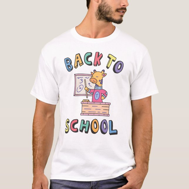 Camiseta De volta à escola (Frente)