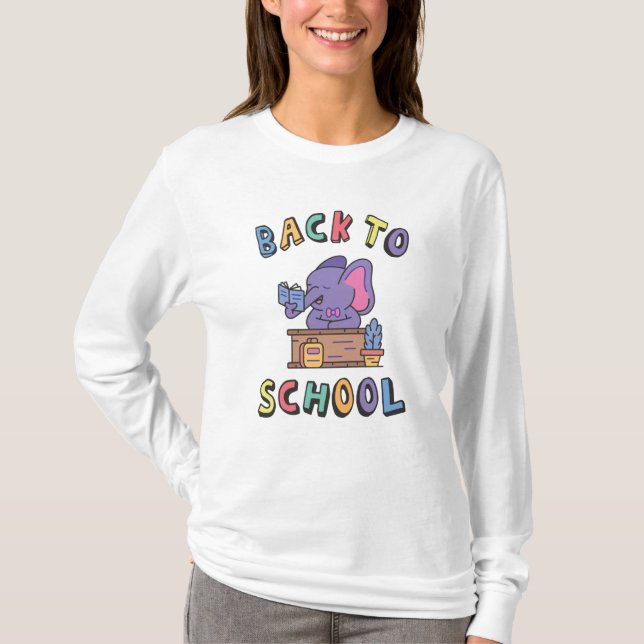 Camiseta De volta à escola (Frente)