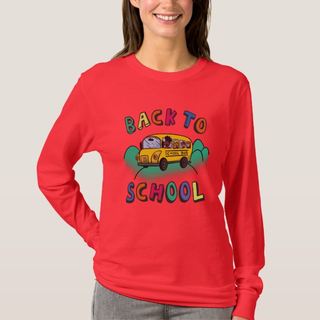 Camiseta De volta à escola (Frente)