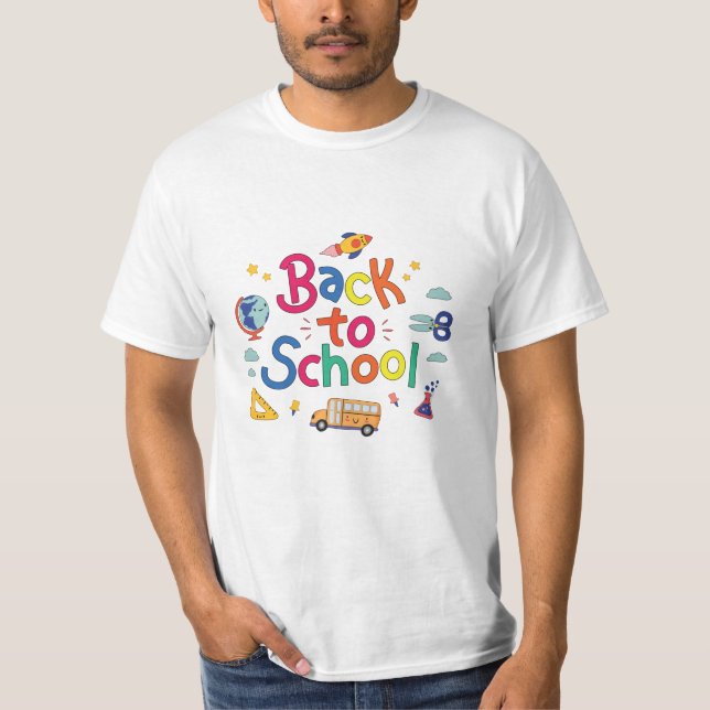 Camiseta De volta à escola (Frente)